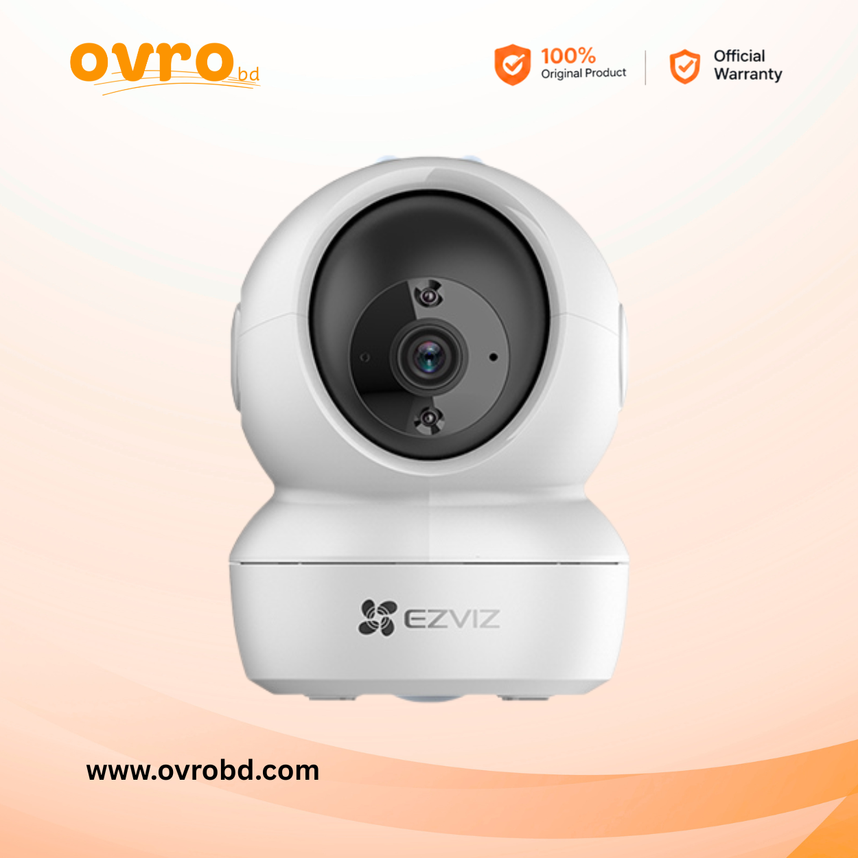 EZVIZ CS-H6C 2MP 1080P Smart Wi-Fi Pan & Tilt Camera