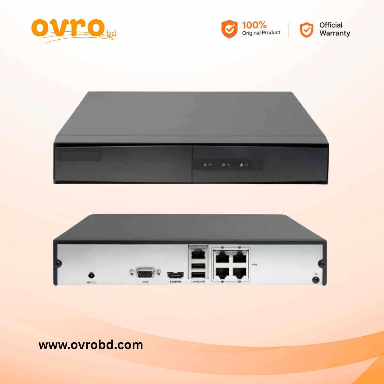 Hikvision DS-7104NI-Q1-M 4 Channel Mini 1U NVR | 4CH Network Video Recorder