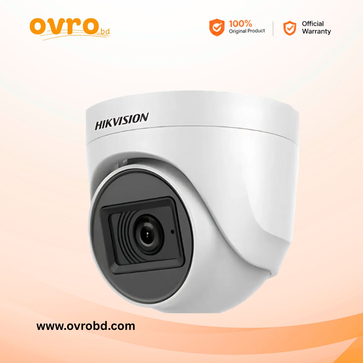 Hikvision DS-2CE76H0T-ITPF 5MP Indoor Fixed Turret Camera