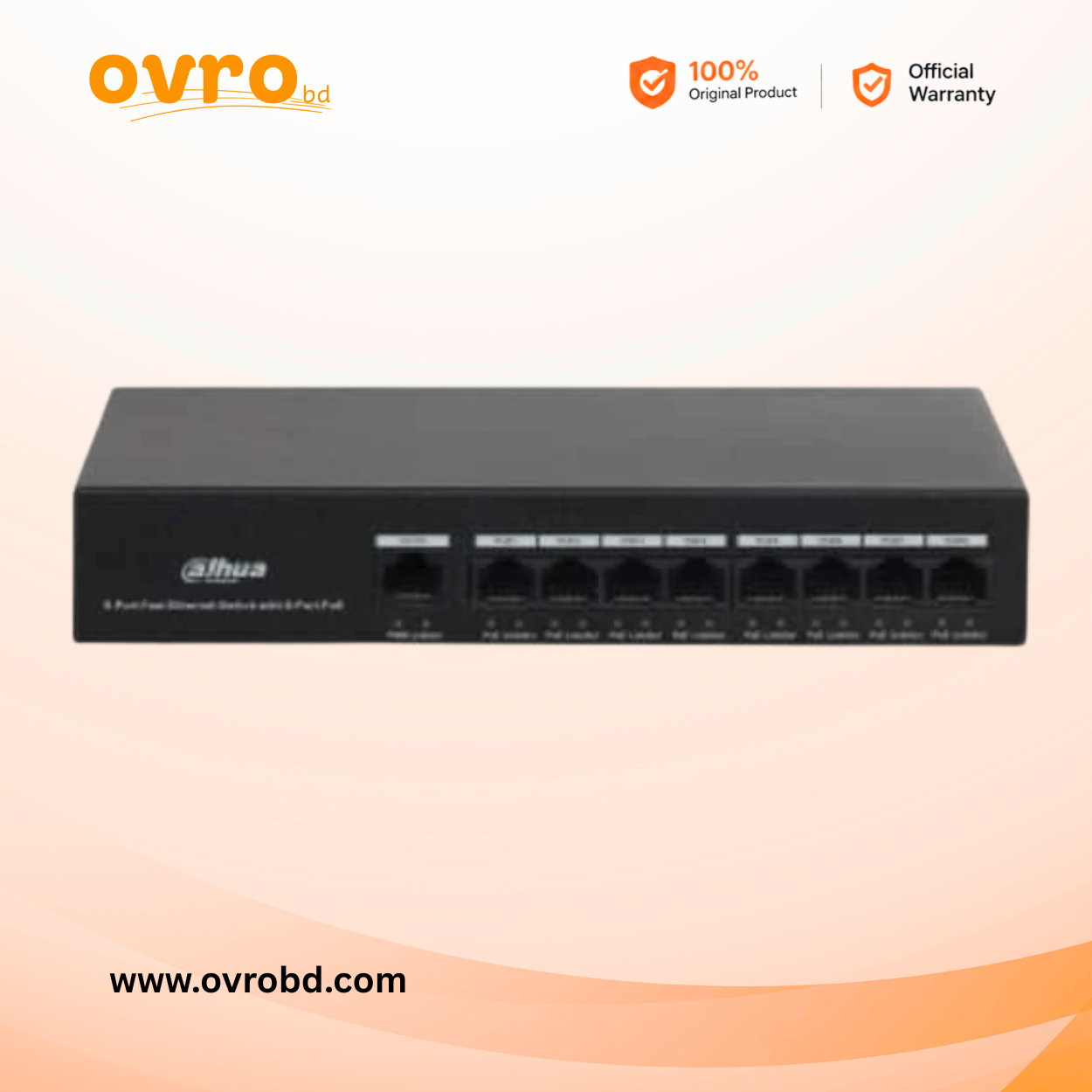 Dahua PFS3009-8ET-65 08 – Port PoE Switch