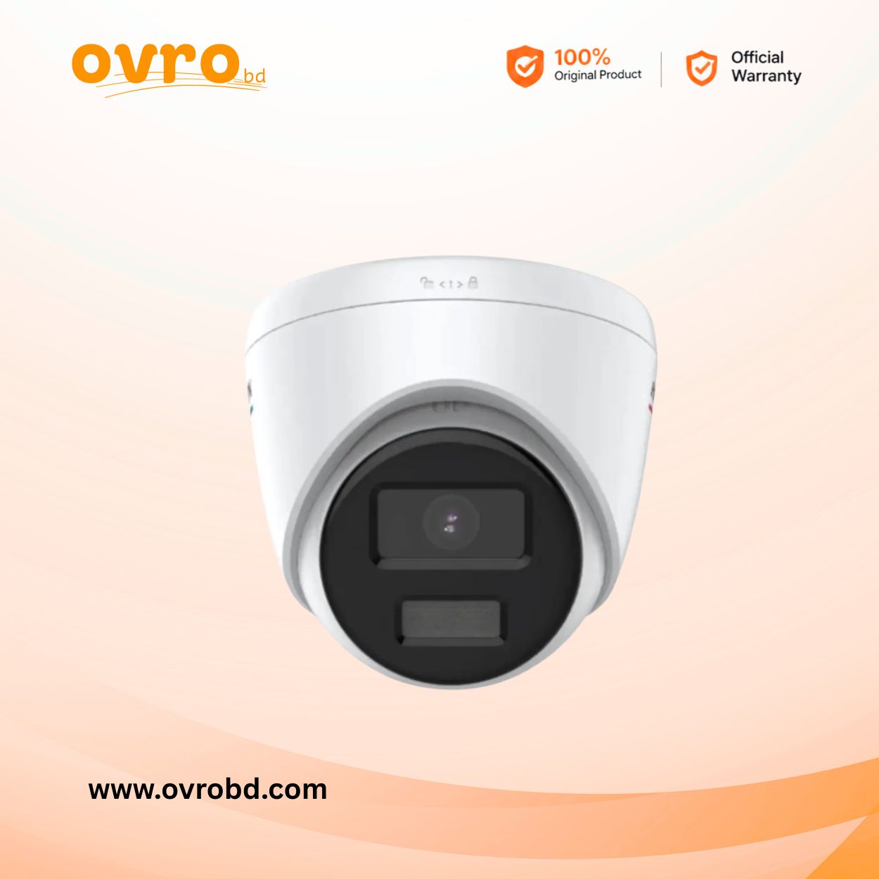 Hikvision DS-2CD1347G0-L 4MP ColorVu Fixed Turret IP Camera