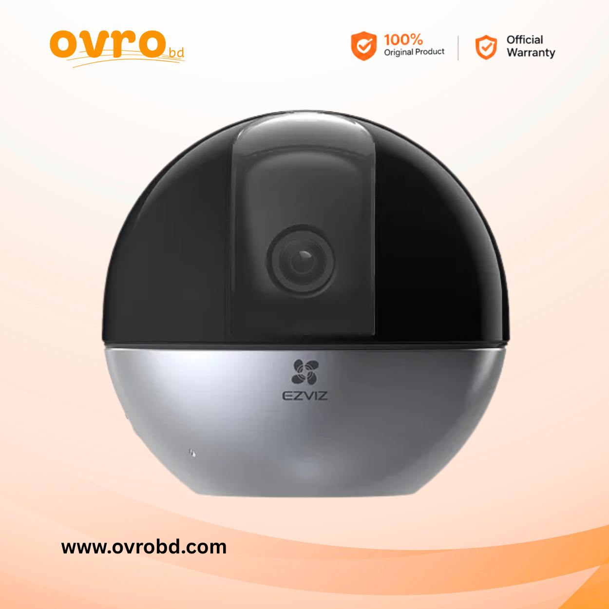 EZVIZ E6 5MP Pan & Tilt Wi-Fi Smart Home Security Camera