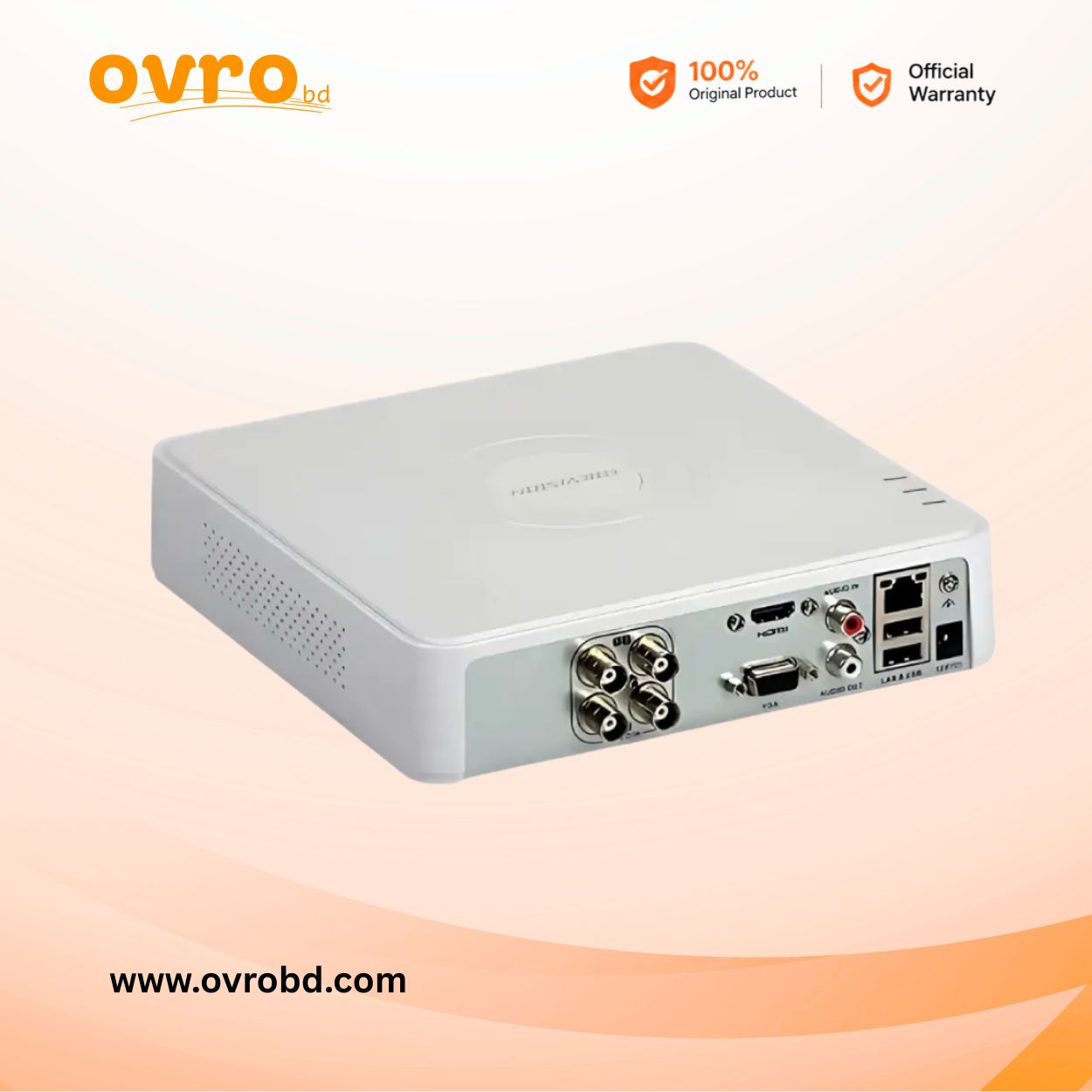 Hikvision DS-7104HGHI-F1 4-Channel 1080p Mini 1U Lite H.264 DVR