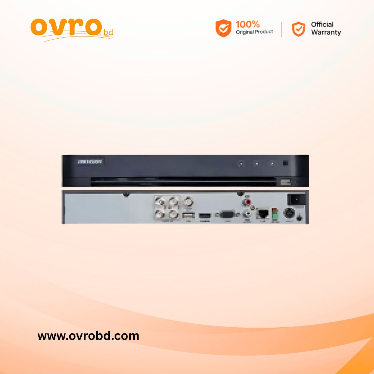 Hikvision DS-7204HQHI-K1 4-Channel 1080p 1U H.265 DVR