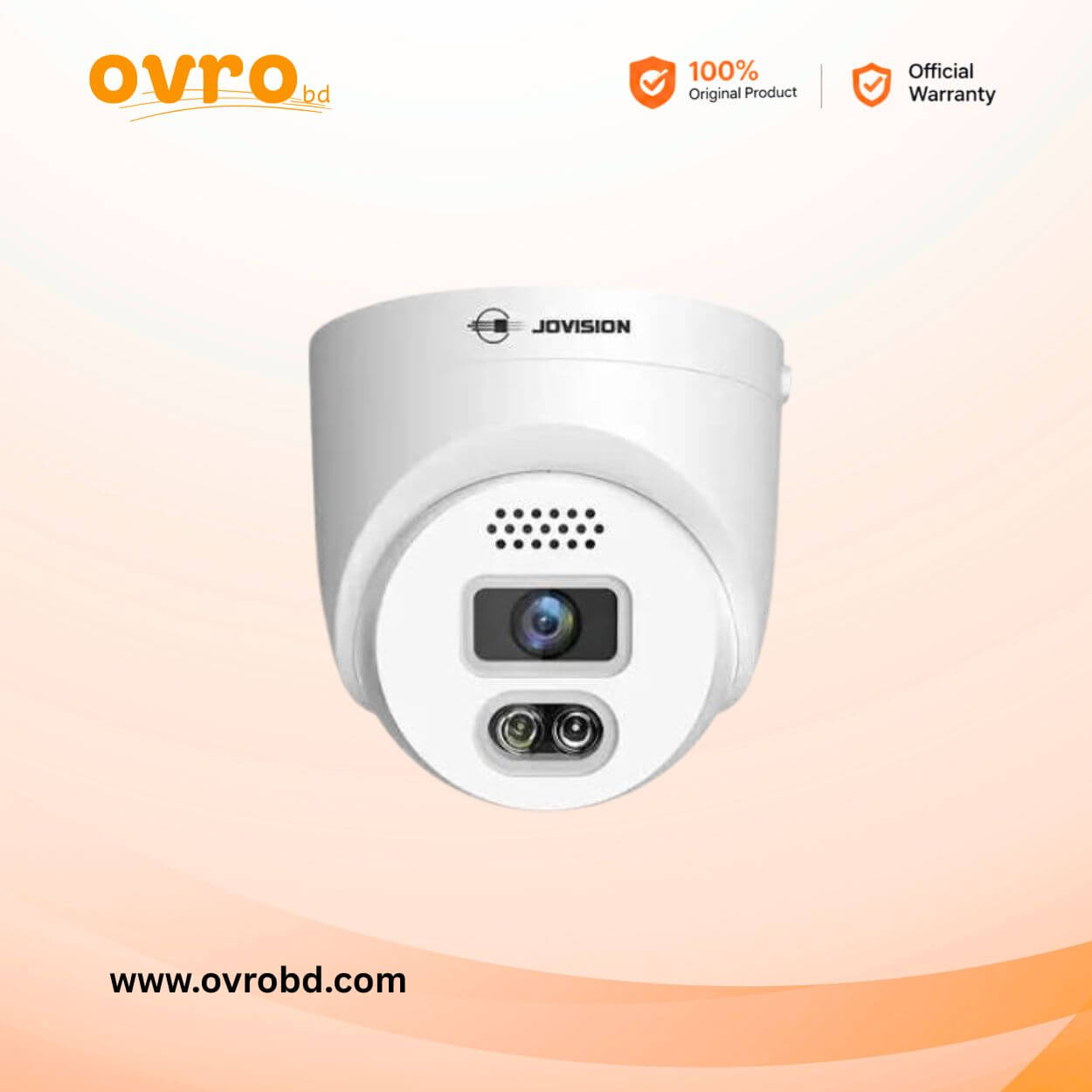 Jovision JVS-N537-SDL 5MP Full-Color Audio PoE IP Camera