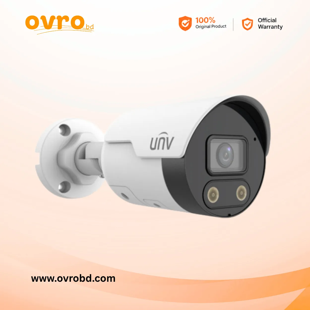 Uniview IPC2122LE-ADF40KMC-WL 2MP ColorHunter Fixed Bullet Network Camera