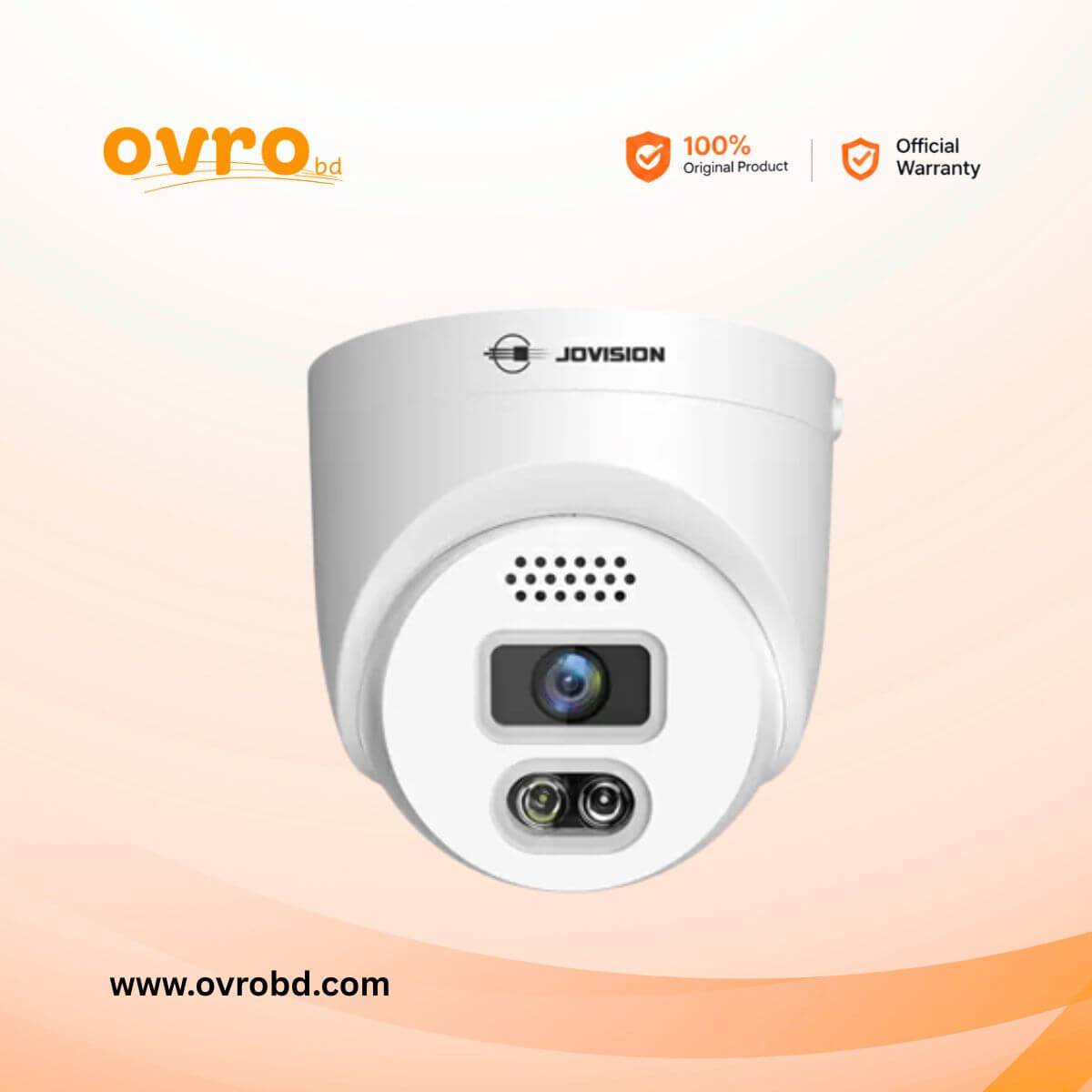Jovision JVS-N537-SDL 5MP Full-Color Audio Dome IP Camera