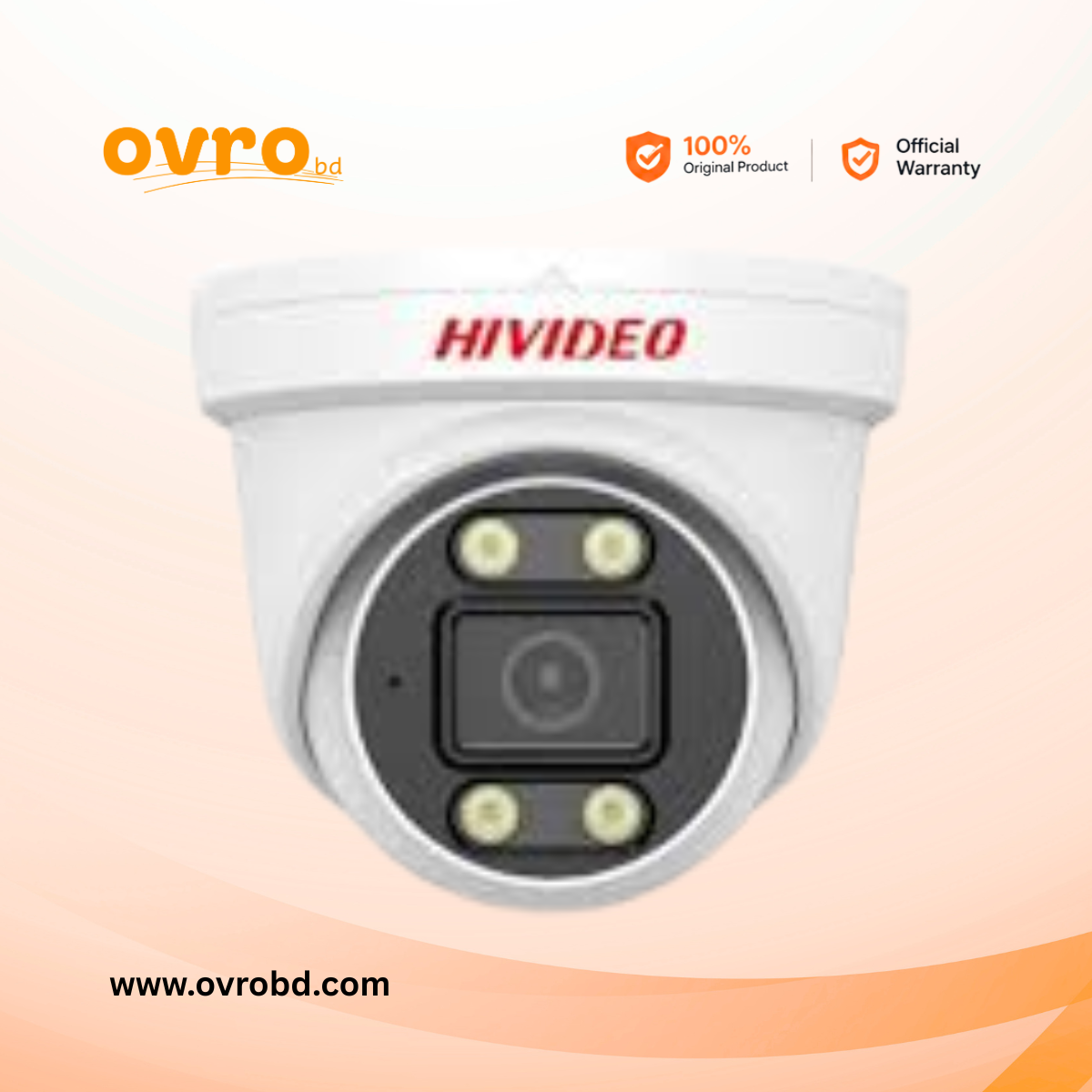 Hivideo HI-99AIP5W 5MP Dark Warrior Full-Color IP Dome Security Camera