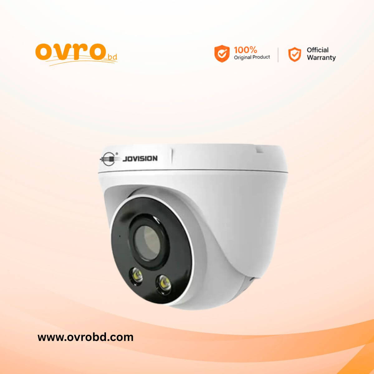 Jovision JVS-A836-HYC 2MP HD Full Color Dome Camera