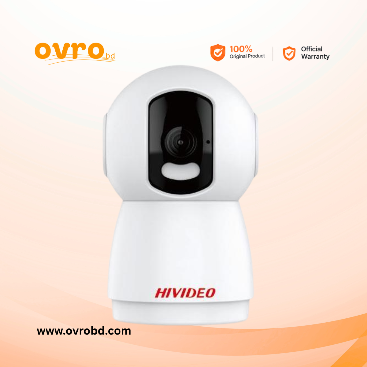 Hivideo H3P Smart Home Wi-Fi Camera with Two-Way Audio