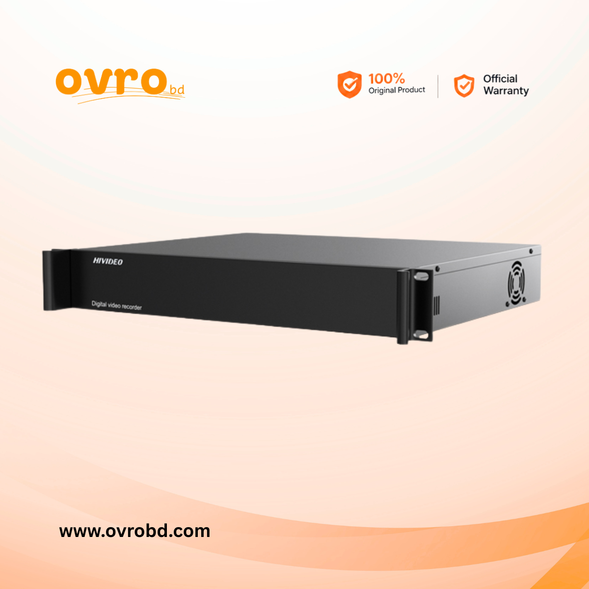 Hivideo NVR-964A 64-Channel 8MP 4K Network Video Recorder