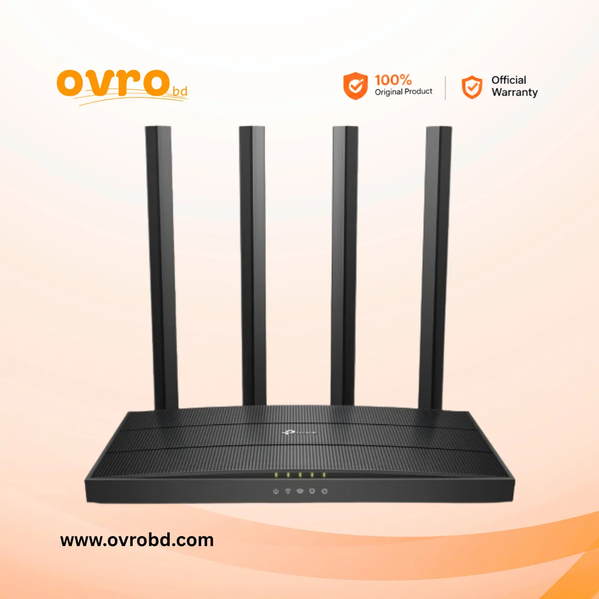 TP-Link Archer C80 AC1900 Dual-Band Gigabit Wi-Fi Router with 4 Antennas