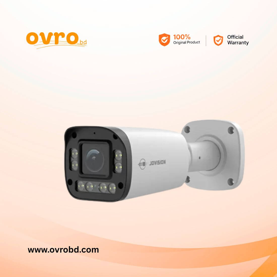 Jovision JVS-N410K-SDL 4K Metal Full Color Bullet IP Camera