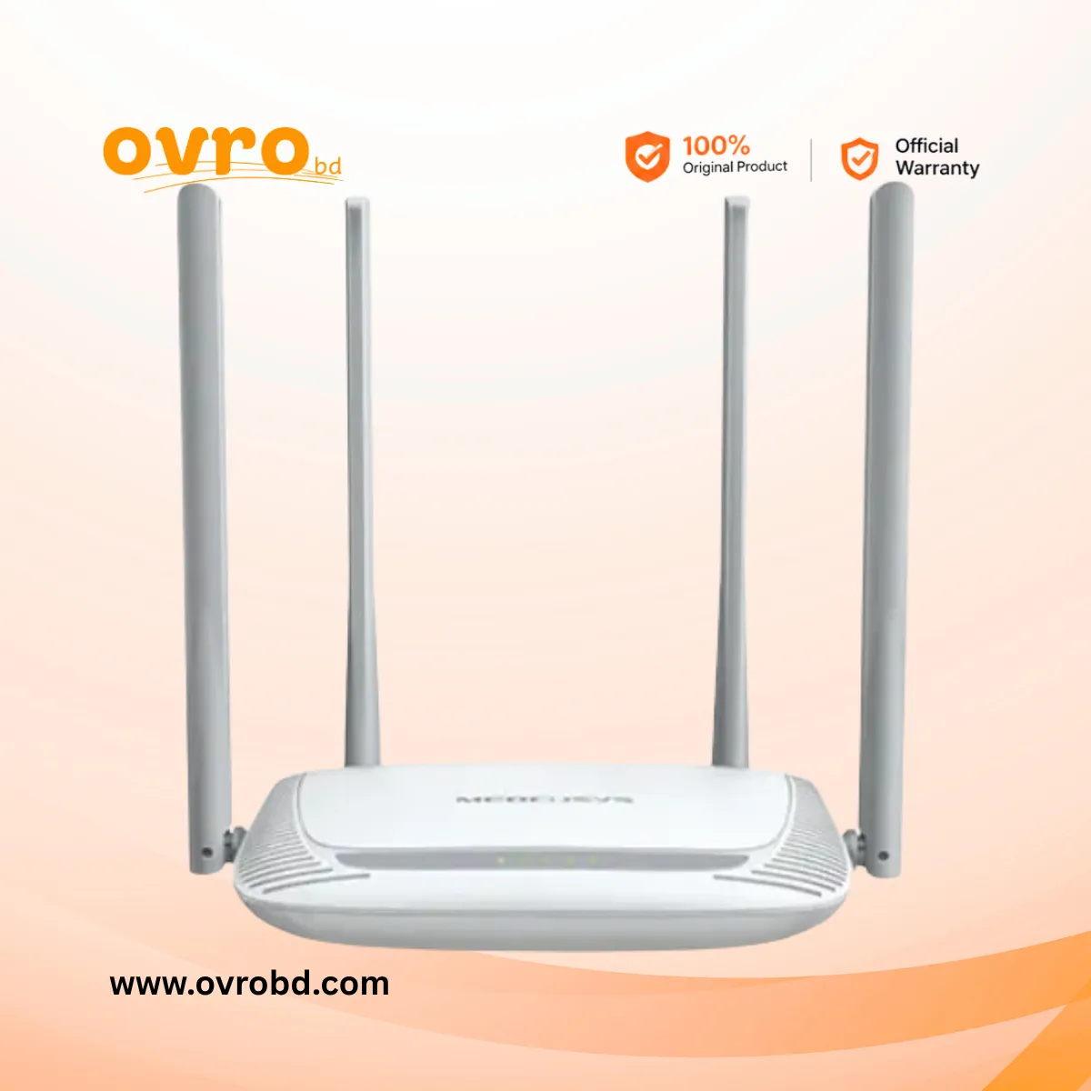 MERCUSYS MW325R 300Mbps Wireless N Router with 4 High-Gain Antennas