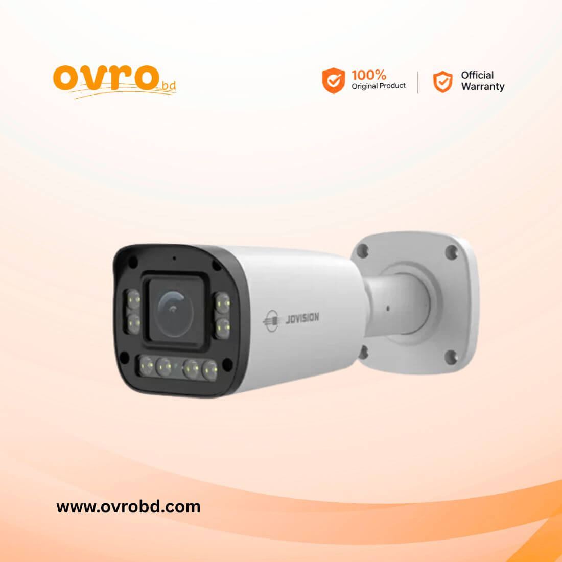Jovision JVS-N410K-SDL 4K 8MP Metal Full Color Bullet IP Camera