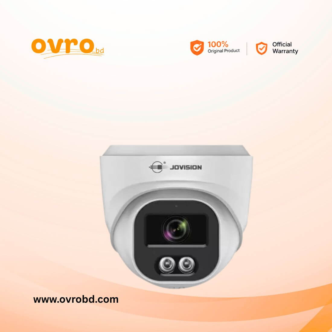Jovision JVS-N430K-SDL 4K 8MP Metal Full Color Dome IP Camera