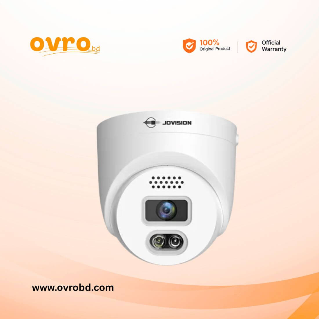 Jovision JVS-N537-SDL 5MP Full-Color Audio Dome IP Camera