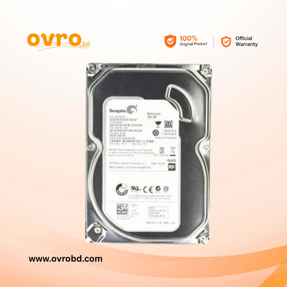 500GB SATA Internal Hard Disk Drive for Desktop PC, CCTV DVR and Compatible Storage Systems