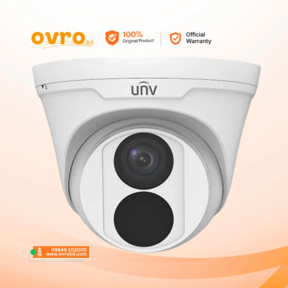 Uniview IPC3614LB-SF28-A 4MP IR Turret IP CCTV Camera