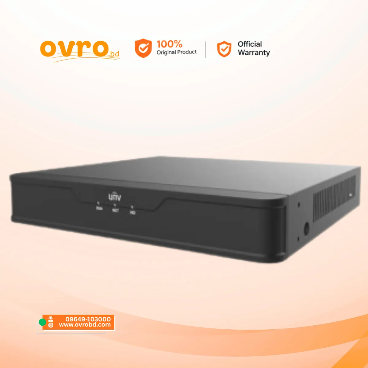 Uniview NVR302-32S 32 Channel 4K Network Video Recorder with Dual HDD Support