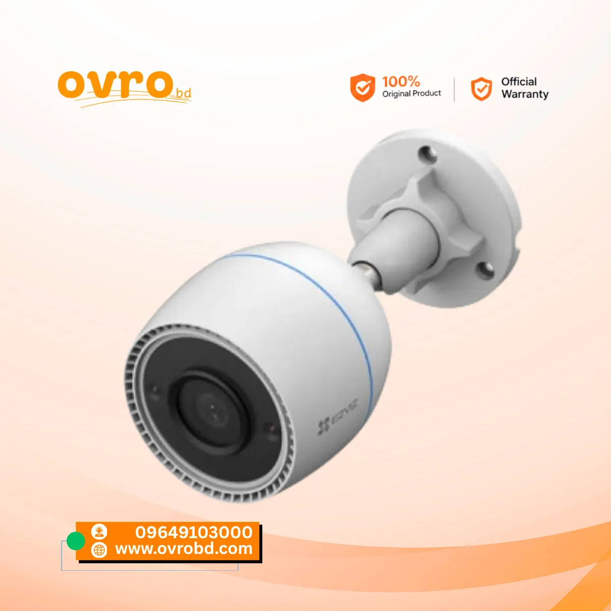 EZVIZ CS-H3c 2MP Full HD Outdoor Wi-Fi Security Camera