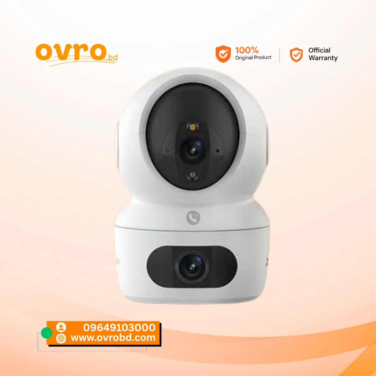 EZVIZ H7c Dual 4MP + 4MP 2K Dual-Lens Smart Home Security Camera