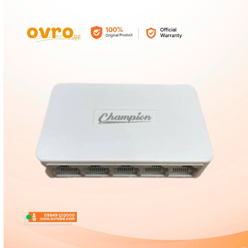 Champion 5 Port 100M Networking Switch Price in Bangladesh