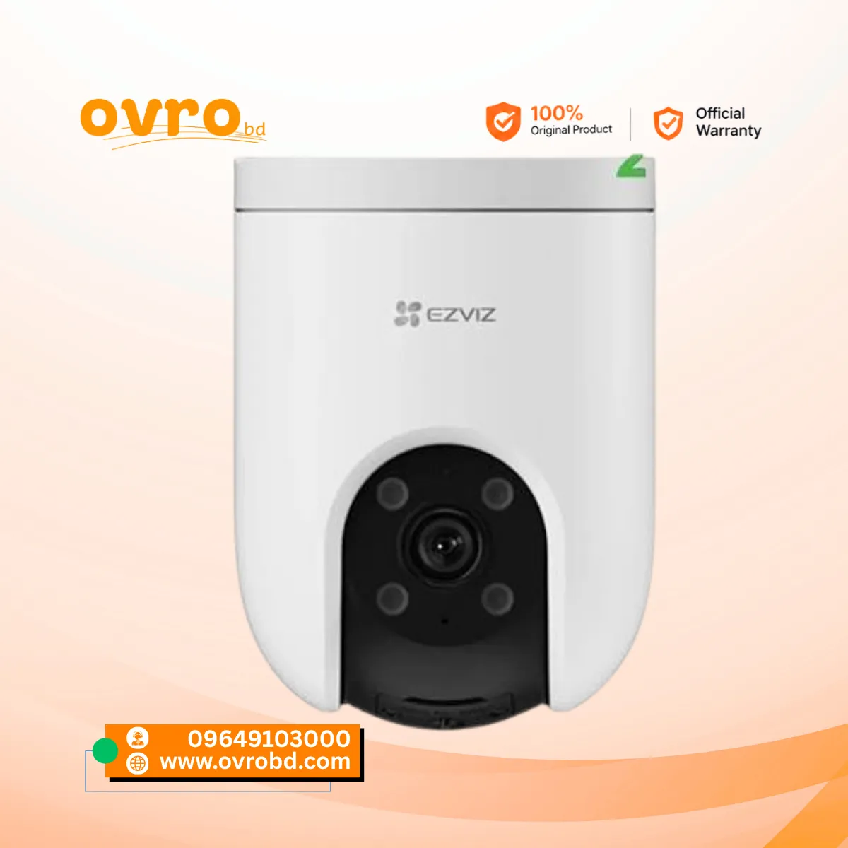 EZVIZ H8c PoE 3MP 2K Outdoor Camera