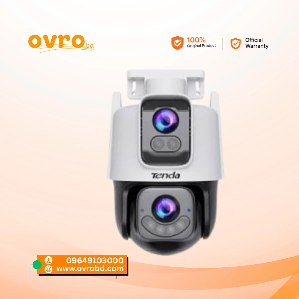 Tenda RH9-WCA 6MP Dual-Lens Security Camera
