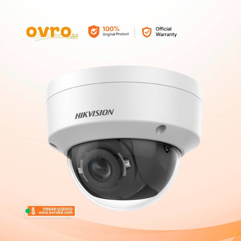 Hikvision DS-2CE57U1T-VPITF 8MP 4K Vandal-Resistant Dome Camera