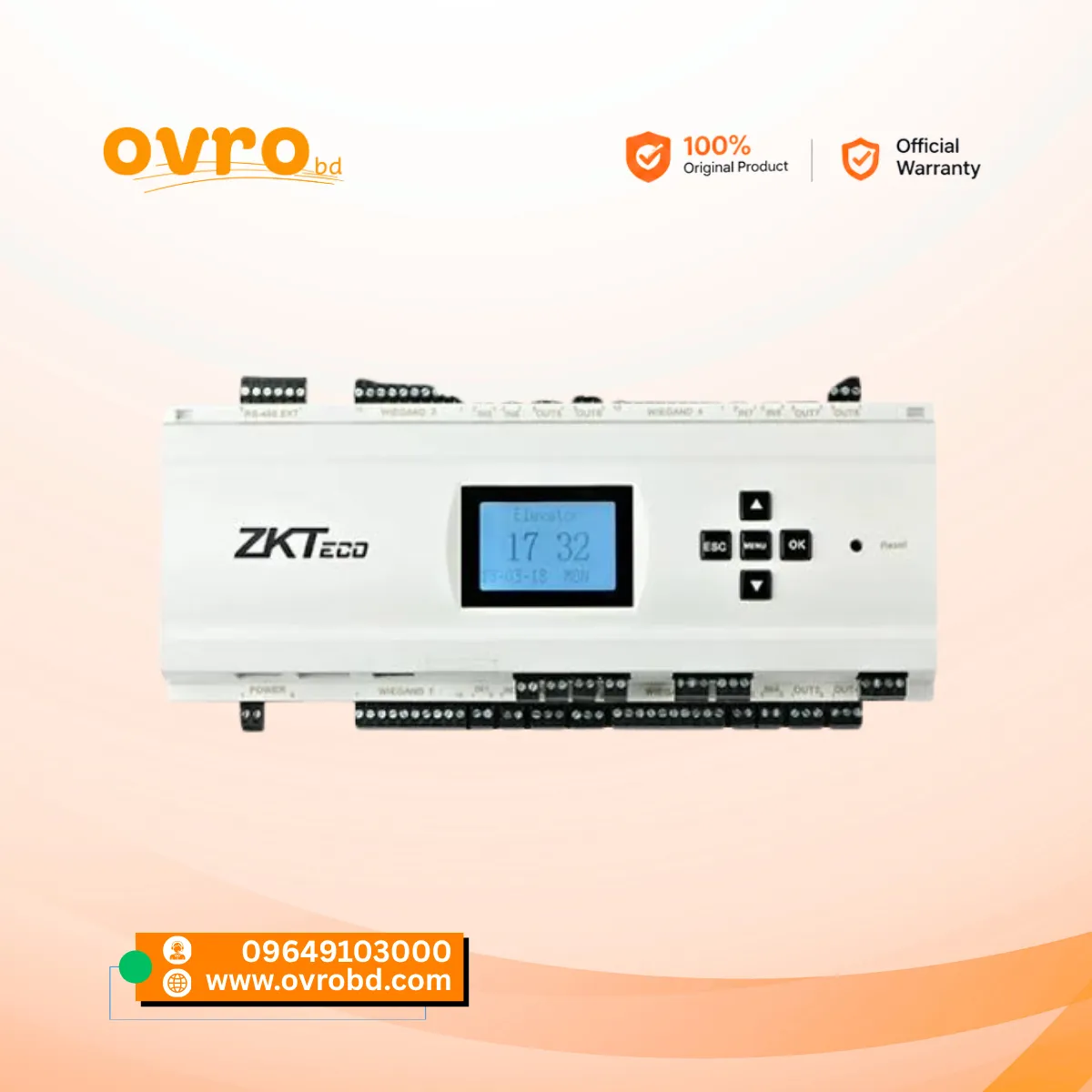 ZKTeco EC10 Elevator Access Control Panel
