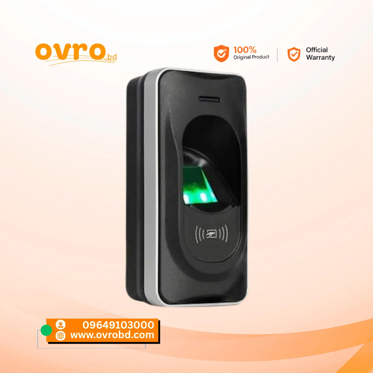 ZKTeco FR1200 Fingerprint and RFID Access Control Reader